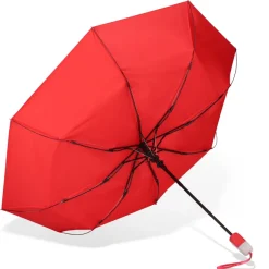 Składana parasolka otwierana automatycznie 22''  / Czerwony LT97102-N0021