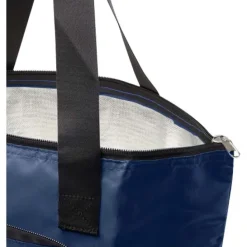 Składana torba termiczna EcoFold z materiału RPET, o pojemności 15 l / Granatowy 13009255