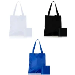 Składana torba wykonana w 100% z RPET, z szerokimi uchwytami / Refold / Royal blue IP31006964