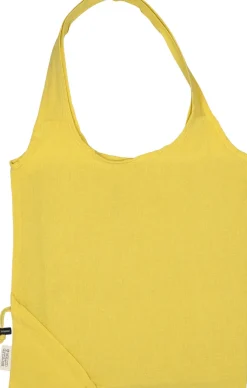 Składana torba z bawełny i poliestru z recyklingu 118 g/m² ANJA / żółty 6526208