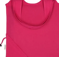 Składana torba z bawełny i poliestru z recyklingu 118 g/m² ANJA / Różowy 6526211