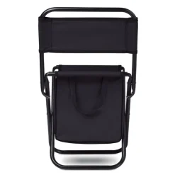 Składane krzesło/lodówka / Czarny MO6112-03