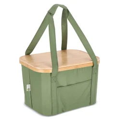 Składany (chłodzący) kosz InSideOut Sogne 38 x 26 x 25cm rPET / Oliwkowa zieleń LT57106-N0043