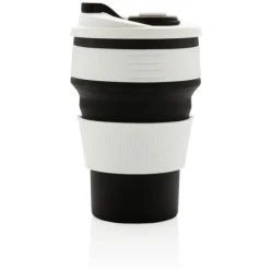 Składany kubek podróżny 350 ml / Czarny P432.601
