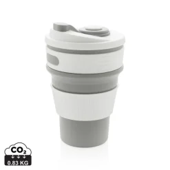 Składany kubek podróżny 350 ml / Szary P432.602
