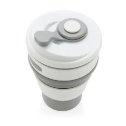 Składany kubek podróżny 350 ml / Szary P432.602
