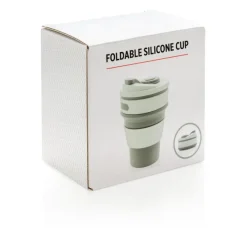 Składany kubek podróżny 350 ml / Szary P432.602