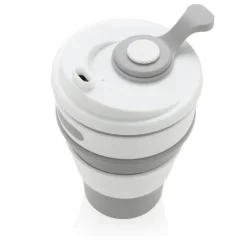 Składany kubek podróżny 350 ml / Szary P432.602