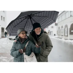 Składany parasol 23 cale / Czarny MO2264-03