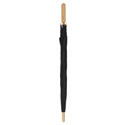 Składany parasol 25” z plastiku z recyklingu / Czarny LT97114-N0002