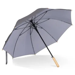 Składany parasol 23” z plastiku z recyklingu automatycznie otwierany / Ciemnoniebieski LT97113-N0010