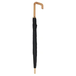 Składany parasol 23” z plastiku z recyklingu automatycznie otwierany / Czarny LT97113-N0002