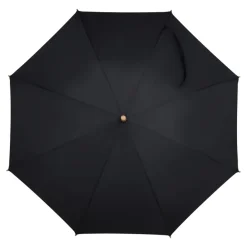 Składany parasol 23” z plastiku z recyklingu automatycznie otwierany / Czarny LT97113-N0002