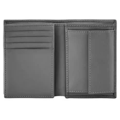 Składany portfel na karty and money pocket Double B Saffiano Grey / Szary HLG526H