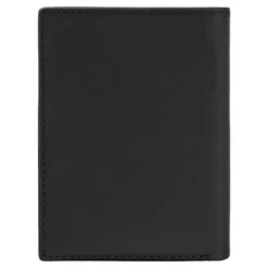 Składany portfel na karty and money pocket Double B Saffiano Grey / Czarny HLG526A