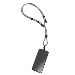 Smycz do telefonu z kablem AUDREY Pierre Cardin / Czarny B1100400IP303