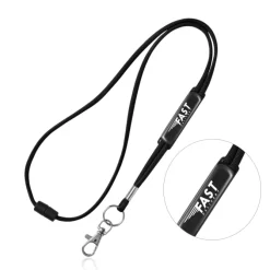 Smycz z karabińczykiem regulowana / Ribbon / Light Grey IP14081295