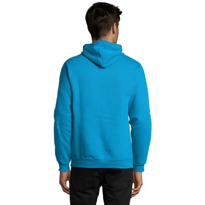 SNAKE sweter z kapturem / Aqua S47101-AQ-S