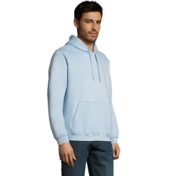 SNAKE sweter z kapturem / Błękitny S47101-SK-L