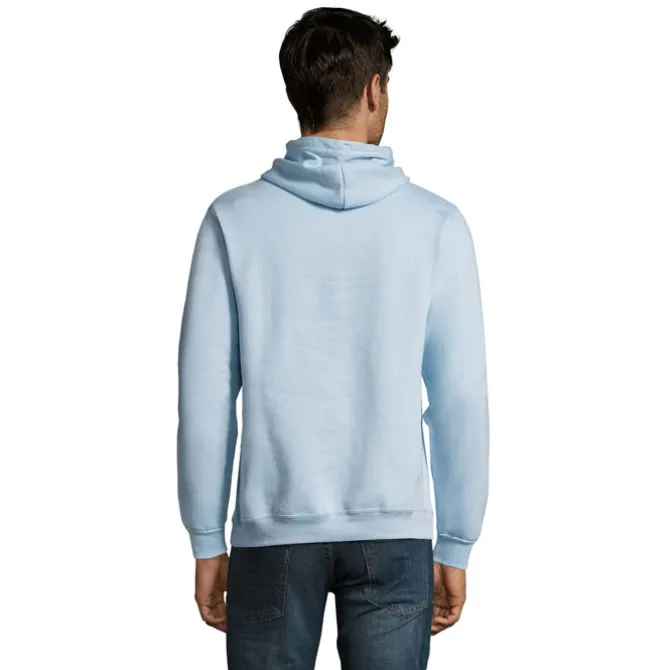 SNAKE sweter z kapturem / Błękitny S47101-SK-M