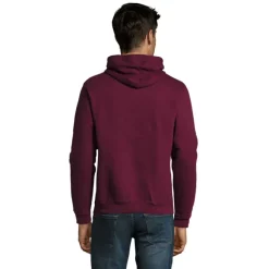 SNAKE sweter z kapturem / Burgundy S47101-BG-XL