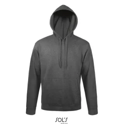 SNAKE sweter z kapturem / Charcoal melange S47101-CE-3XL