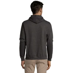 SNAKE sweter z kapturem / Charcoal melange S47101-CE-M