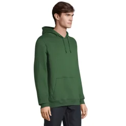 SNAKE sweter z kapturem / Ciemno-Zielony S47101-BO-M