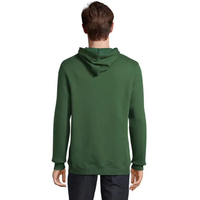 SNAKE sweter z kapturem / Ciemno-Zielony S47101-BO-S