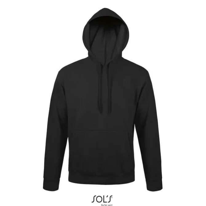 SNAKE sweter z kapturem / Czarny / Czarny opal S47101-BK-XXL