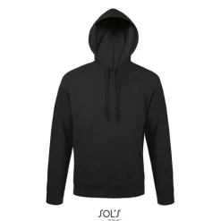 SNAKE sweter z kapturem / Czarny / Czarny opal S47101-BK-XL