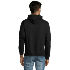 SNAKE sweter z kapturem / Czarny / Czarny opal S47101-BK-3XL