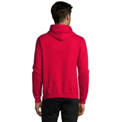 SNAKE sweter z kapturem / Czerwony S47101-RD-4XL