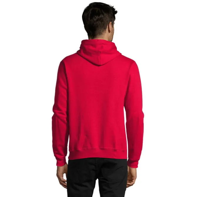 SNAKE sweter z kapturem / Czerwony S47101-RD-4XL