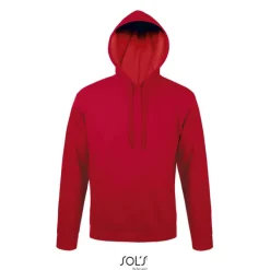 SNAKE sweter z kapturem / Czerwony S47101-RD-XXL