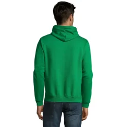 SNAKE sweter z kapturem / Zielony S47101-KG-3XL