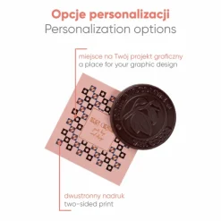 Słodycze Reklamowe Advert Card - Czekoladowy Medalik Chocolate Expert / Wielokolorowy S0530F/XM