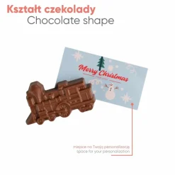 Słodycze Reklamowe Advert Card - Czekoladka Christmas Express / Wielokolorowy S0531C/XM