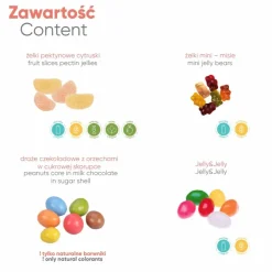 Słodycze reklamowe Słodka Piramidka / Wielokolorowy S0071B