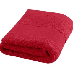 Sophia bawełniany ręcznik kąpielowy o gramaturze 450 g/m² i wymiarach 30 x 50 cm / Czerwony 11700021