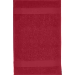 Sophia bawełniany ręcznik kąpielowy o gramaturze 450 g/m² i wymiarach 30 x 50 cm / Czerwony 11700021