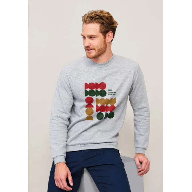 SPIDER Męska bluza 260g / Grey melange S01168-GY-3XL