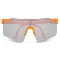 Sportowe okulary przeciwsłoneczne Tom R-PC z lustrzanymi soczewkami UV400 / Asortyment fluoru / pomarańczowy LT86730-N9926