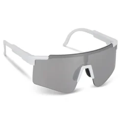 Sportowe okulary przeciwsłoneczne Tom R-PC z lustrzanymi soczewkami UV400 / Biały LT86730-N0001