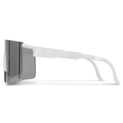 Sportowe okulary przeciwsłoneczne Tom R-PC z lustrzanymi soczewkami UV400 / Biały LT86730-N0001