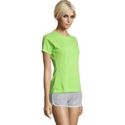 SPORTY Damski T-Shirt 140g / Apple Green S01159-AG-L