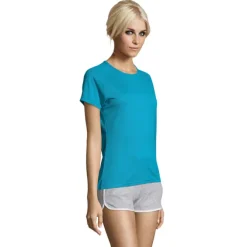 SPORTY Damski T-Shirt 140g / Aqua S01159-AQ-XXL