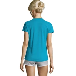 SPORTY Damski T-Shirt 140g / Aqua S01159-AQ-XL