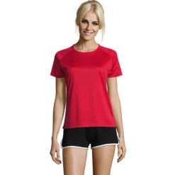 SPORTY Damski T-Shirt 140g / Czerwony S01159-RD-S