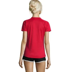 SPORTY Damski T-Shirt 140g / Czerwony S01159-RD-S
